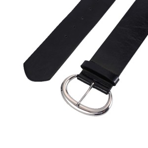 Cinturón de Cuero PU de Alta Calidad con Hebilla de Aleación Negra, Múltiples Tallas para Mujer, Informal, a la Moda, para Vestidos, Camisas y Pantalones - Product Image 5