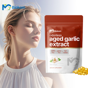 Cápsulas de Aceite de Ajo Orgánico Natural Halal OEM/ODM de Fábrica para Adultos - Soporte Antioxidante, Blanqueamiento de la Piel, Refuerzo de la Inmunidad - Product Image 1