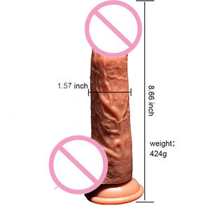 Vibrador Telescópico Peristáltico de Silicona Líquida con 10 Modos de Vibración, Calefacción, Control Remoto Inalámbrico USB, Dildo Realista, Juguete para Adultos - Product Image 3