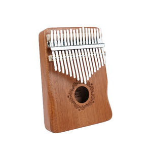 Kalimba Thumb Piano 17 teclas con instrucción de estudio y martillo de afinación, portátil Mbira <span class=keywords><strong>Sanza</strong></span> Finger Piano, regalo para niños adultos Beginn - Product Image 1