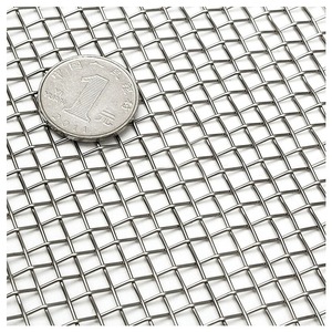 Maille métallique tissée en acier inoxydable personnalisée, résistante à la corrosion, avec des trous carrés et des fils recourbés - Product Image 5