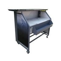 Table basse en osier de meubles de mini-bar extérieur d'intérieur