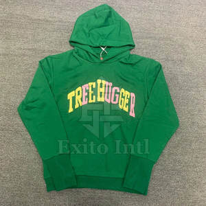 Sudadera con capucha de invierno informal ODM para hombre con diseño de estampado abullonado, cuello con capucha de tela suave de alta calidad, diseño de cremallera de Color sólido, La privada - Product Image 2