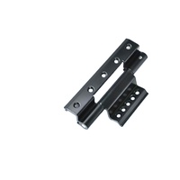 Charnières de porte longues en alliage d'aluminium de qualité européenne, charnières de porte à trois ailes robustes, charnières de porte à battants de style européen
