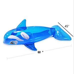 Bouée gonflable transparente Baleine Bleue MAKE WAVES pour enfants, 60x45 pouces, conforme aux normes UE et USA, à chevaucher – Meilleure vente - Product Image 6