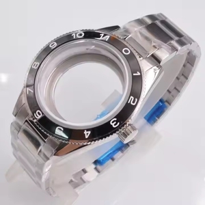 Cassa per Orologio 41mm con Vetro Zaffiro e Bracciale Compatibile con Movimenti NH35 ETA2824, Adatta per Quadrante 31mm, Parti per Orologi Meccanici - Product Image 1
