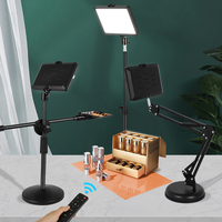 Éclairage photo LED : Panneau lumineux pour studio, vidéoconférence, vlog et éclairage d'appoint avec télécommande
