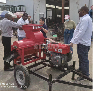 Sıcak satış tarım Shellers 500 kg/saat benzin ve dizel motor mısır Sheller Thresher verimli mısır daneleme makinesi makinesi - Product Image 5