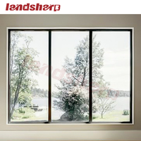 Cadre en aluminium Landsharp Conception française Persienne en verre monocouche Offres Spéciales fenêtre coulissante en aluminium de bonne famille