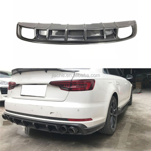 In Fibra di carbonio Paraurti Posteriore Lip Diffusore Spoiler Splitter Grembiuli Per <span class=keywords><strong>Audi</strong></span> <span class=keywords><strong>A4</strong></span> <span class=keywords><strong>Sline</strong></span> S4 B9 2017 2018 Car Styling - Product Image 2