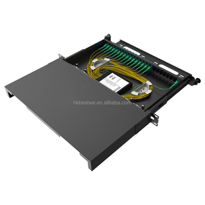 1x16 Drawer Optical Splitter Module 19'' Rack Mountable Single Mode SC Connectors for FTTH/Data Center <b>Fiber</b> <b>Optic</b> <b>Equipment</b> - Product Image 4