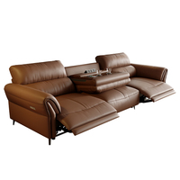 Ensemble de canapé inclinable moderne trois places, nouveau fauteuil de salon, cadre rétractable, meubles, design d'intérieur, canapé inclinable