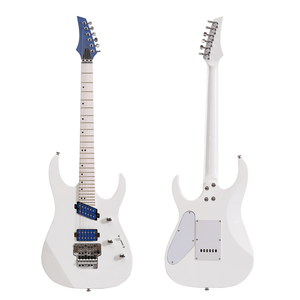 New Arrival 39 Inch OEM High Quality Double Rocking Guitar Trendy Musical <b>Instrument</b> Guitar with 15W Amplifier - Product Image 1