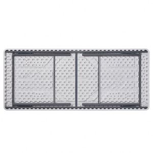 Foldable 4ft/6ft/8ft <b>Outdoor</b> Plastic <b>Tables</b> and Chairs Set for Events Wedding Patio Restaurant Furniture - Product Image 2