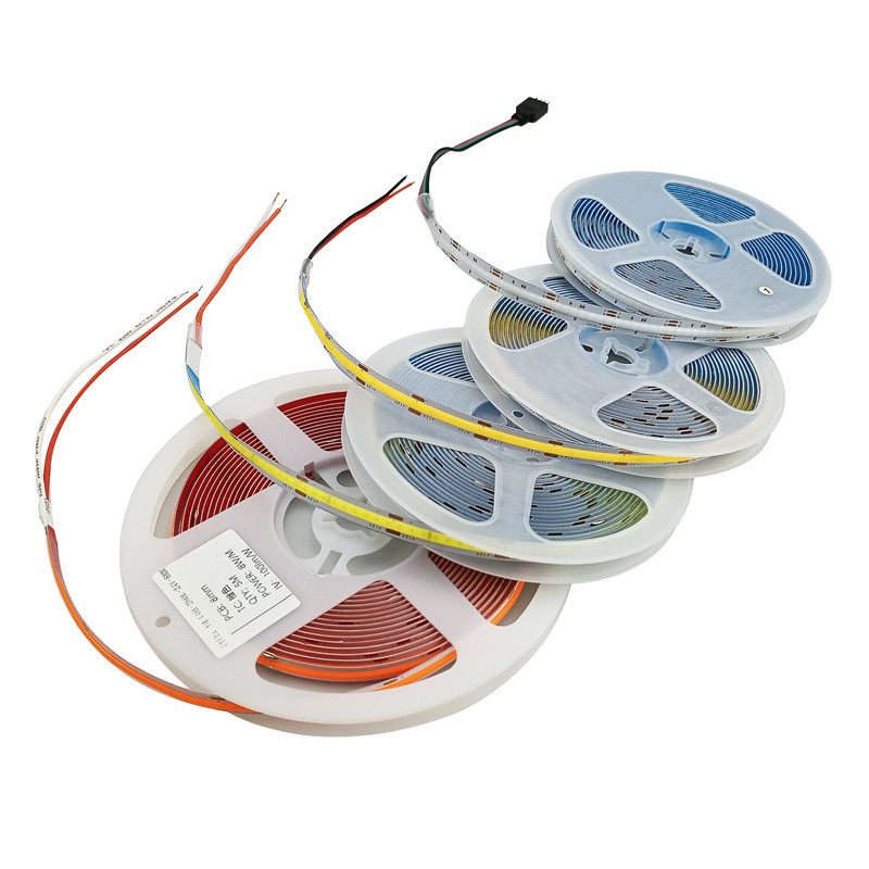 Flexible Copper LED Light Strip Landscape 90 Display Custom Neon Lights Remote Control 320LEDs 8MM COB Electroplating Board