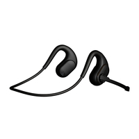 Casque de sport intra-auriculaire stéréo Bluetooth V5.3 avec microphone détachable et écouteur à conduction d'air