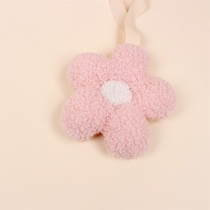 Anneau de dentition pour bébé <span class=keywords><strong>personnalisé</strong></span>, jouet en peluche <span class=keywords><strong>avec</strong></span> fleurs en fourrure Teddy parfait Photo Props, pendentif de sucette pour bébé - Product Image 6