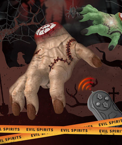 Accesorios <span class=keywords><strong>de</strong></span> Halloween decoraciones juguete aterrador 2,4G Control remoto <span class=keywords><strong>mano</strong></span> rota miércoles figura juguetes <span class=keywords><strong>de</strong></span> broma - Product Image 2