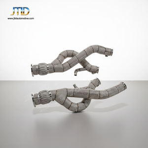 Collecteur d'échappement haute performance en acier inoxydable T304 pour Lamborghini Revuelto V12 hybride, collecteur d'échappement de course soudé TIG (Decat) - Product Image 5