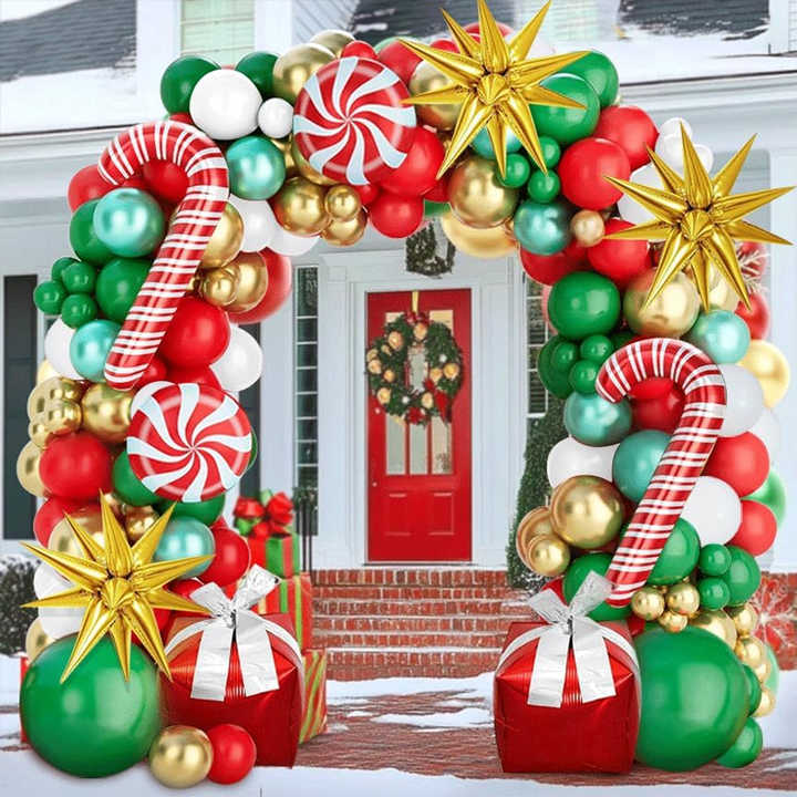 Christmas Gift Cane Balloon Chain for Party Decoration| Alibaba.com