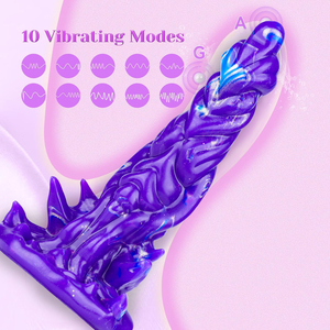 Vibrateur réaliste de grande taille, très populaire, 10 fréquences de vibration, silicone liquide, télécommande sans fil, jouets sexuels pour adultes - Product Image 4