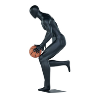 Maniquí Masculino Musculoso Negro para Tienda de Ropa Deportiva, Ideal para Exhibición de Ropa de Baloncesto, Económico, en Venta al Por Mayor