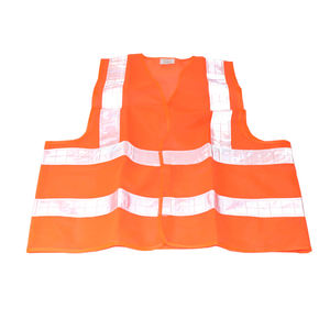 سترة أمان عاكسة عالية الوضوح مقاومة للماء وقابلة للتنفس من البوليستر، متوافقة مع معايير ANSI الفئة 1، مخصصة لعمال الخدمات اللوجستية - Product Image 1