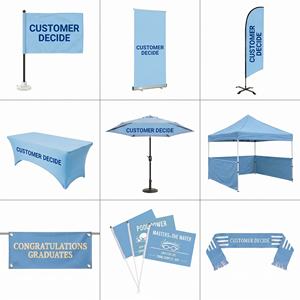 Drapeau de voiture extérieur personnalisé en polyester à double couture, imprimé sur mesure, conception gratuite, vente en gros - Product Image 3