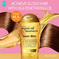Huile capillaire à l'huile d'argan de haute qualité en gros, marque privée, 120 ml, traitement capillaire naturel et biologique, huile de romarin pour la croissance des cheveux