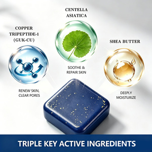 Aixin Private Label Improves Acne-Prone And Gentle Exfoliation Deeply Moisturizes Copper Peptide Exfoliating Scrub <strong>Soap</strong> - Product Image 3