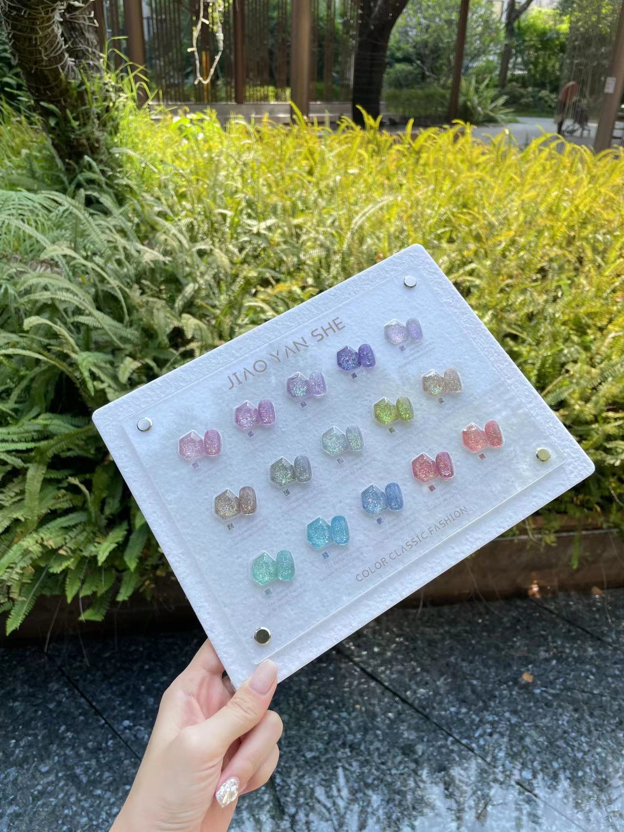 Plaque enduite de jeu de forets cassés yunjin de 15 couleurs