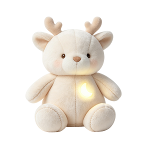 Animal en peluche lumineux doux et sûr pour les yeux, compagnon silencieux pour l'heure du coucher, remplace la veilleuse électrique pour la chambre de bébé, vente en gros - Product Image 1