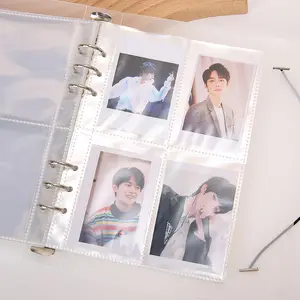 A5 chất kết dính photocards Bìa Kpop Album ảnh photocard chất kết dính thu thập cuốn sách