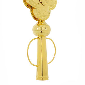 Nuevo Diseño de Cruz Grande Ortodoxa Católica de Doble Cara, Cruz Procesional de Mano, Fabricada por Proveedor Religioso HT - Product Image 5