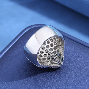 Bague Croix de Jésus en Moissanite GRA VVS Iced Out en Argent Sterling 925, style Hip Hop Bling, passe le test du diamant, pour Hommes, Vente en gros - Product Image 5