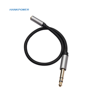 Câble adaptateur convertisseur audio auxiliaire pour casque 6,35 mm 1/4 pouce mâle vers 3,5 mm 1/8 pouce femelle 0,3 m 1,5 m 3 m
