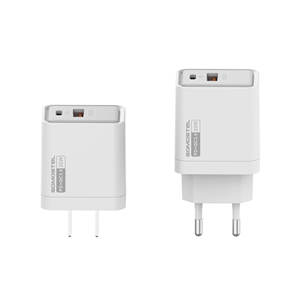 Bonne qualité OEM EU US double ports QC 3.0 USB-A et USB-C 20W PD Type C 3A SAM HW XM <span class=keywords><strong>chargeur</strong></span> mural portable à charge rapide - Product Image 3