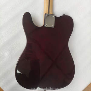 थोक कस्टम अच्छी गुणवत्ता मेपल रोसेवुड उंगलियों बोर्ड मेपल गर्दन जैज़ अर्ध खोखला सनबर्स्ट इलेक्ट्रिक गिटार - Product Image 6