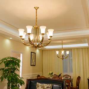 Candelabro <span class=keywords><strong>de</strong></span> cristal <span class=keywords><strong>de</strong></span> las Tullerías, accesorio <span class=keywords><strong>de</strong></span> iluminación colgante <span class=keywords><strong>de</strong></span> latón elegante para comedor, sala <span class=keywords><strong>de</strong></span> estar, vestíbulo, hogar sofisticado - Product Image 2