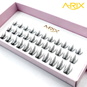 Pestañas Postizas Estilo Elfo Marrón, Reutilizables, Material PET, Impresas en 3D, Nunca Pierden Forma, Diseño Segmentado y Rizado, Extraíbles - Product Image 1