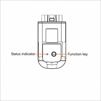Dongle Solar WiFi6 802.11ax, Módulo Inalámbrico para Monitoreo Remoto de Paneles Solares, Stick de Comunicación BLE5.2 con Registrador de Datos 2.4GHz