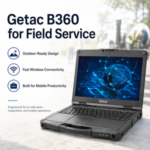 แล็ปท็อป Getac B360 S510 รุ่นทนทาน ใช้หน่วยประมวลผล Core I5/I7 11 Pro สำหรับงานภาคสนาม  ประสิทธิภาพสูงด้วยโปรเซสเซอร์ Core I5/i7 - Product Image 4
