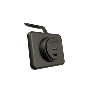 <span class=keywords><strong>Chargeur</strong></span> rapide à double port DAMAVO QC3.0 & PD 48W 12V 24V <span class=keywords><strong>chargeur</strong></span> de panneau de voiture avec 1 an de garantie <span class=keywords><strong>chargeur</strong></span> de voiture de type C à montage en surface - Product Image 1