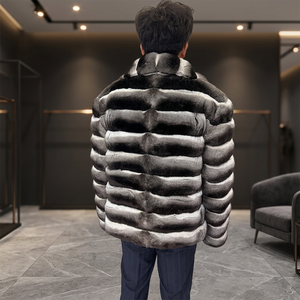 Manteau épais imperméable en fourrure de renard véritable de luxe, de la meilleure qualité, pour hommes et femmes, fabriqué en usine d'origine - Product Image 3