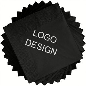 Personalized Custom Napkins with Logo Wholesale Eco-friendly 2-ply Tissue Paper Virgin Wood Pulp Serviettes De <b>Tables</b> - Product Image 1