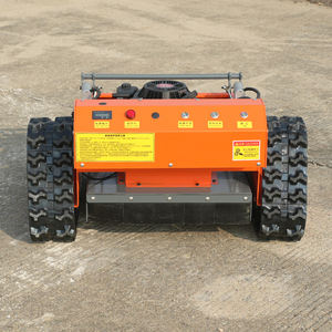 Livraison gratuite Tondeuse à gazon intelligente Rc Robot à distance Mini tracteur à essence Mini robot à virage zéro Chasse-neige à gaz Tondeuse à gazon à lame de neige - Product Image 3