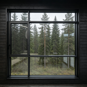 Porte coulissante moderne Deioux en alliage d'aluminium, double vitrage trempé, à rupture de pont thermique, écoénergétique, pour patio, villa, maison - Product Image 1