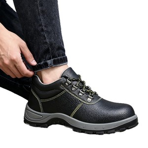 รองเท้าเซฟตี้หัวเหล็กสำหรับผู้ชาย แบบหุ้มส้นต่ำ ป้องกันไฟฟ้าสถิต ป้องกันการเจาะทะลุ ป้องกันแรงกระแทก เหมาะสำหรับช่างเชื่อม - Product Image 2