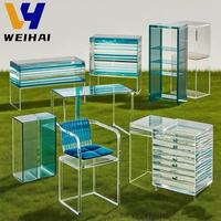 Fabricant de meubles en acrylique sur mesure | Tables, tabourets, armoires et étagères en cristal transparent | Meubles modernes en acrylique pour la maison et le bureau