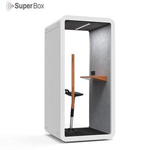 Cabina de Oficina Insonorizada, Moderna, Acústica, con Curva Suave y Sofá para la Colaboración en Equipo - Product Image 2